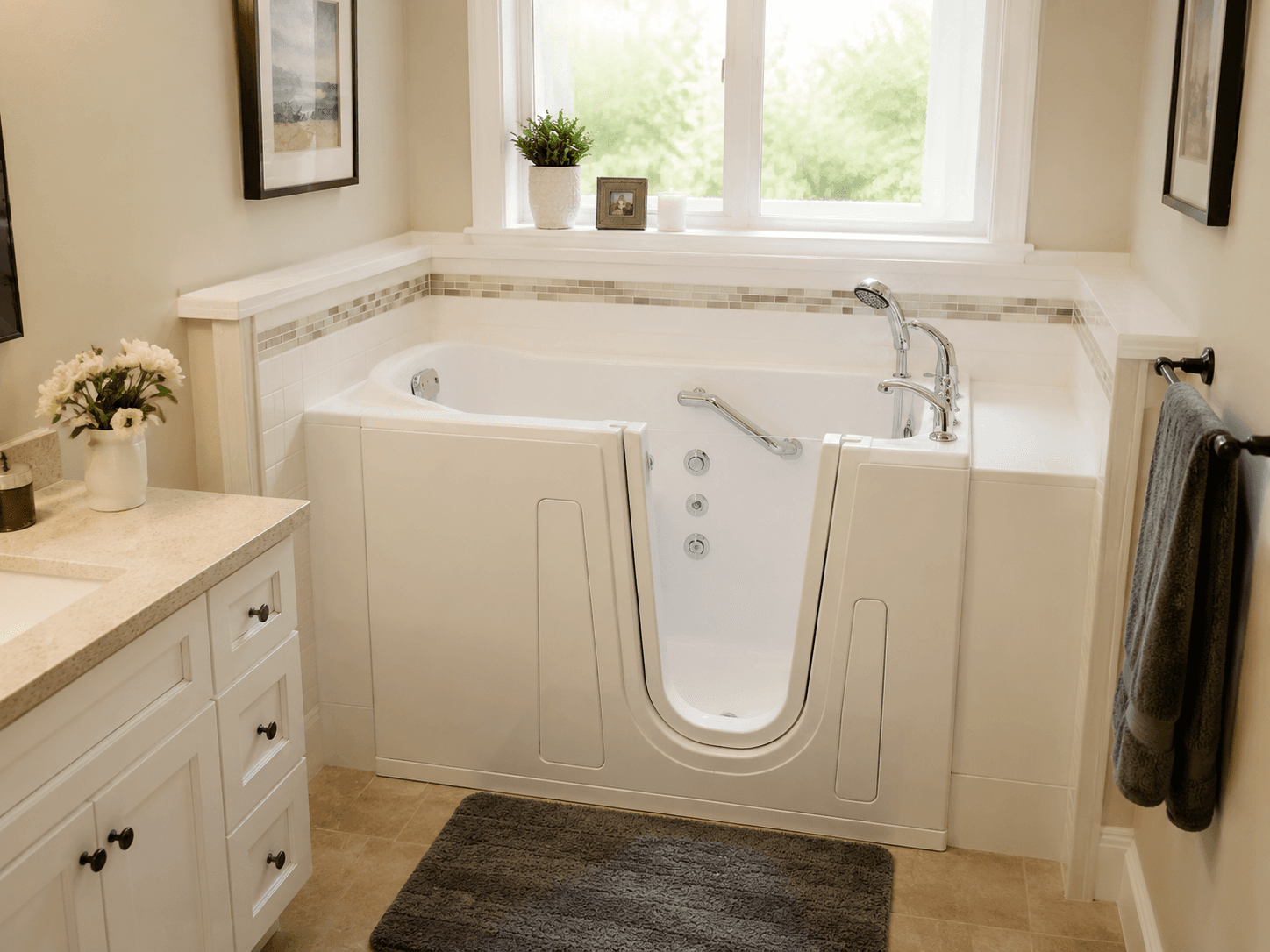 Walk-in Tub Installation example